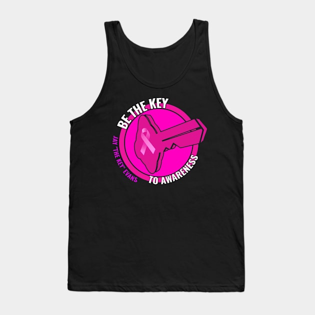 LIMITED EDITION JAY EVANS BREAST CANCER SHIRT Tank Top by Jay Evans